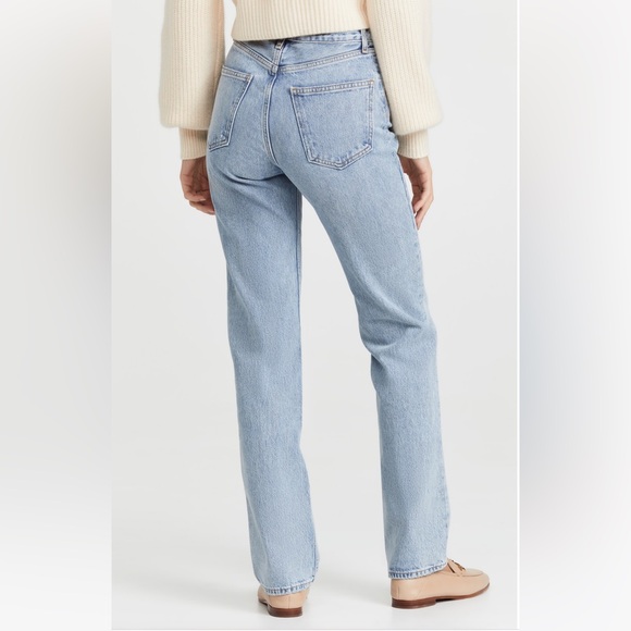 AGOLDE Lana Mid Rise Straight Jeans - Picture 2 of 11